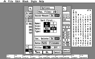 Defsel atari screenshot
